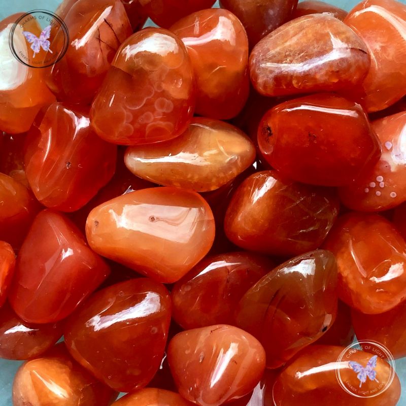 Carnelian Tumble Stone - medium